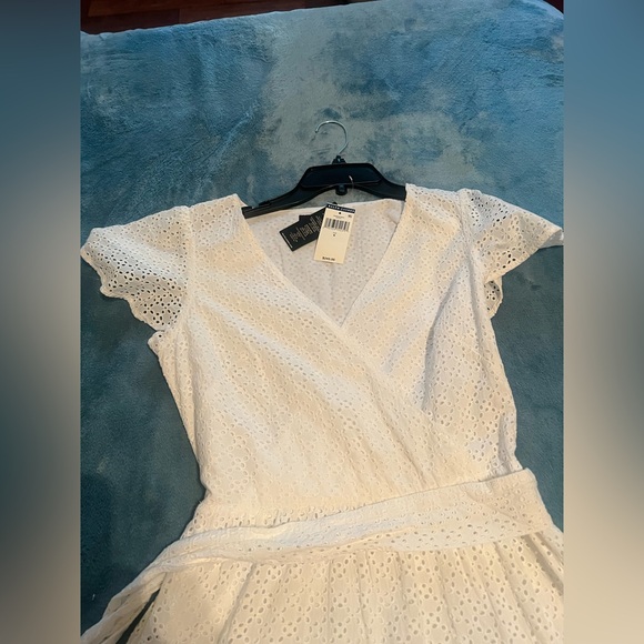 Ralph Lauren White Eyelet Midi Dress - Picture 6 of 15